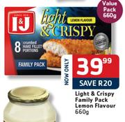 Light & Crispy Family Pack Lemon Flavour-660g