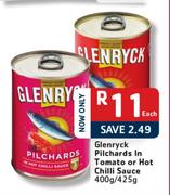 Glenryck Pilchards In Tomato Or Hot Chilli Sauce-400g/425g Each