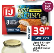 Light & Crispy Family Pack Lemon Flavour - 660g