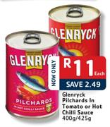 Glenryck Pilchards In Tomato or Hot Chilli Sauce-400gm/425gm Each