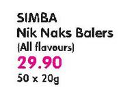 Simba Nik Naks Balers-50x20Gm