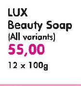 Lux Beauty Soap-12x100Gm
