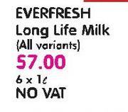 Everfresh Long Life Milk-6x1L