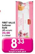First Value Softener Refill-500Ml