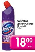 Domestos Sanitary Cleaner-750Ml Each