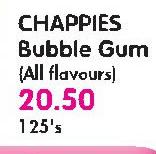 Chappies Bubble Gum-125's