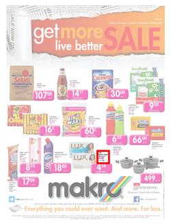 Makro Gauteng : Food (17 Oct - 30 Oct 2013), page 1