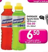 Energade Sports Drink(All Flavours)-500ml Pack