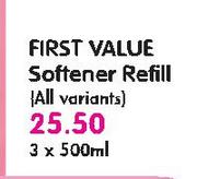 First value Softner Refill-3x500ml