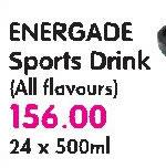 Energade Sports Drink(All Flavours)-24x500Ml