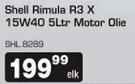 Shell Rimula R3 X 15W40 5L Motor Olie(SHL8289)-Elk
