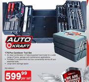 Auto Kraft 176 Piece Cantilever Tool Set(FED.M90447)-Per Set