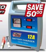 Auto Kraft Battery Chargers 6V-12V 8Amp(FED.BCH8)-Each