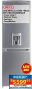 Defy 360L Metallic Combi Fridge With Water Dispenser