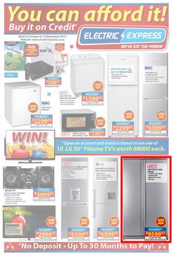 Electric Express : You Can Afford It! (22 Oct - 12 Nov 2013), page 1