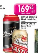 Hansa Carling Black Label Can-24 x 440ml
