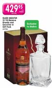 Olide Meester 12 Yo Reserve Brandy And Decanter In Gift Pack-1 x 750ml