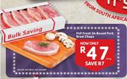 PnP Fresh SA Boxed Pork Braai Chops-Per Kg