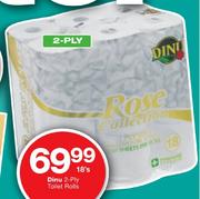 Dinu 2-Ply Toilet Rolls-18's