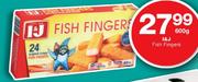 I & J Fish Fingers-600Gm
