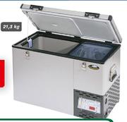 National Luna 50Ltr Aluminium WeekenderAC/DCDual Compartment Fridge/Freezer-Each