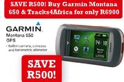 Garmin Montana 650 & Tracks 4 GPS
