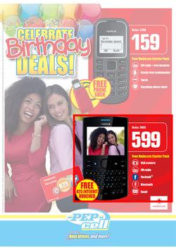 Pep Cell : Celebrate Birthday Deals! (24 Oct - 28 Nov 2013), page 1