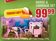 Horse & Carriage Set