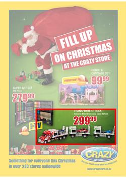 The Crazy Store : Fill Up On Christmas At The Crazy Store (1 Nov - 24 Dec 2013), page 1