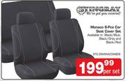 Stingray Monaco 6 Piece Car Seat Cover Set(STG.ZSMONACOIABO6)-Per Set