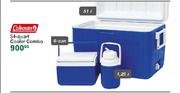 Coleman 54 Quart 51Ltr, 6 Can & 1.25Ltr Cooler Combo