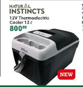 Natural Instincts 12V 13Ltr Thermoelectric Cooler
