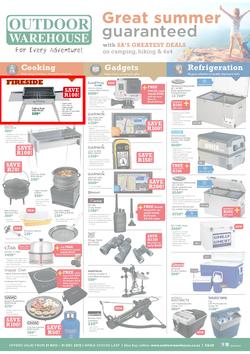 Outdoor Warehouse: Great Summer Guaranteed (21 Nov - 31 Dec 2013), page 1