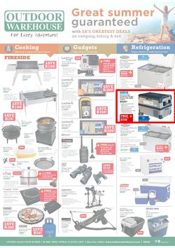 Outdoor Warehouse: Great Summer Guaranteed (21 Nov - 31 Dec 2013), page 1