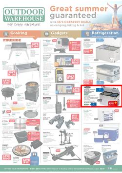 Outdoor Warehouse: Great Summer Guaranteed (21 Nov - 31 Dec 2013), page 1