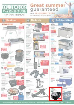 Outdoor Warehouse: Great Summer Guaranteed (21 Nov - 31 Dec 2013), page 1