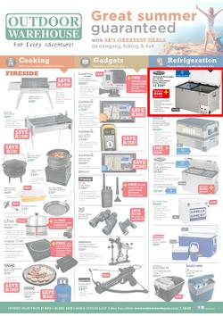 Outdoor Warehouse: Great Summer Guaranteed (21 Nov - 31 Dec 2013), page 1