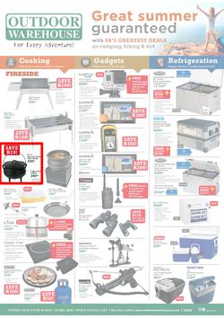 Outdoor Warehouse: Great Summer Guaranteed (21 Nov - 31 Dec 2013), page 1