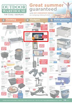 Outdoor Warehouse: Great Summer Guaranteed (21 Nov - 31 Dec 2013), page 1