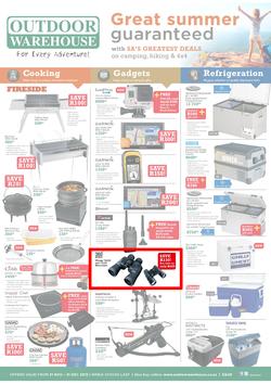 Outdoor Warehouse: Great Summer Guaranteed (21 Nov - 31 Dec 2013), page 1
