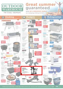 Outdoor Warehouse: Great Summer Guaranteed (21 Nov - 31 Dec 2013), page 1