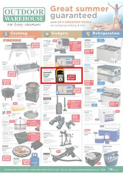 Outdoor Warehouse: Great Summer Guaranteed (21 Nov - 31 Dec 2013), page 1