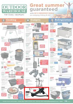 Outdoor Warehouse: Great Summer Guaranteed (21 Nov - 31 Dec 2013), page 1