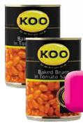 Koo Baked Beans In Tomato Sauce-410G
