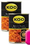 Koo Baked Beans In Tomato Sauce-410G