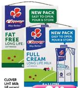 Clover UHT Milk(All Variants-6x1ltr NO VAT