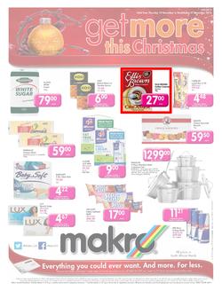 Makro KZN : Food (14 Nov - 27 Nov 2013), page 1