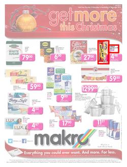 Makro KZN : Food (14 Nov - 27 Nov 2013), page 1