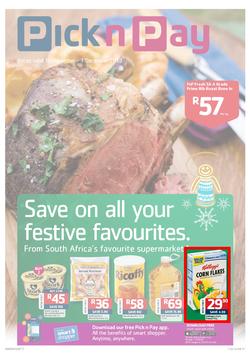 Pick N Pay KZN : Save On All Your Festive Favourites (19 Nov - 1 Dec 2013), page 1