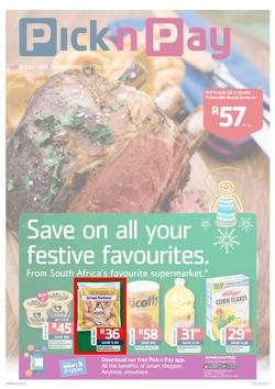 Pick N Pay Eastern Cape : Save On All Your Festive Favourites (19 Nov - 1 Dec 2013), page 1